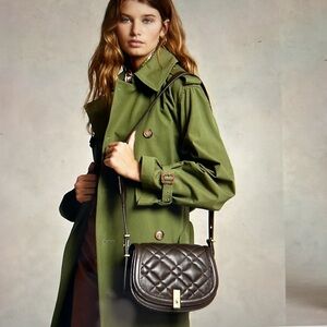 Polo ID quilted leather saddle bag